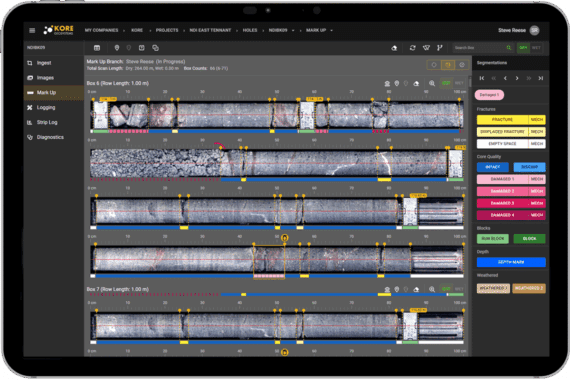 Digital Core Logging - KORE Geosystems